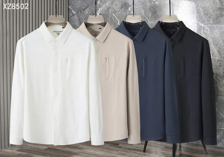 Picture of Prada Shirt Long _SKUPradaM-4XL26rr5227042